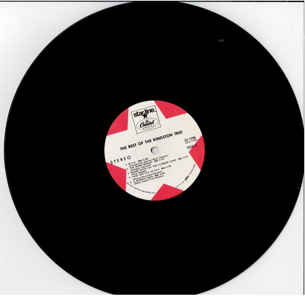 The Kingston Trio – The Best Of The Kingston Trio (Vinyl, LP, Stereo, Compilation, Scranton Pressing)