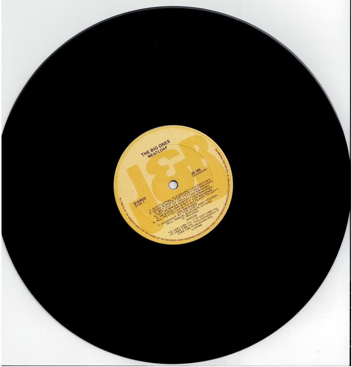 Meat Loaf – The Big Ones (Vinyl, LP, Compilation, Stereo)