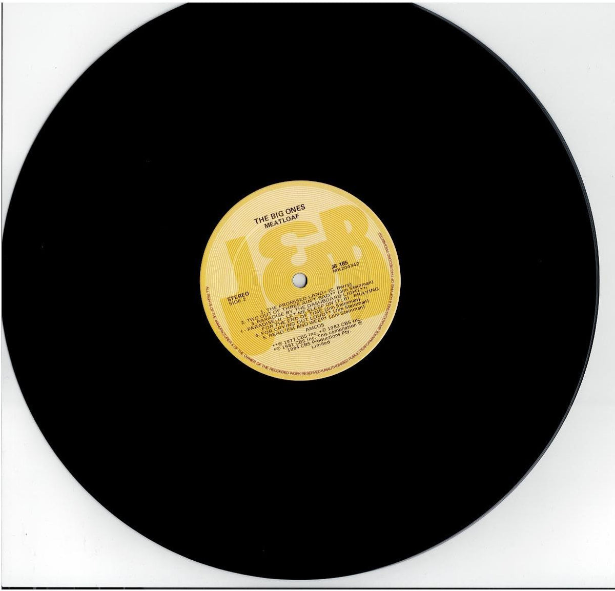 Meat Loaf – The Big Ones (Vinyl, LP, Compilation, Stereo)