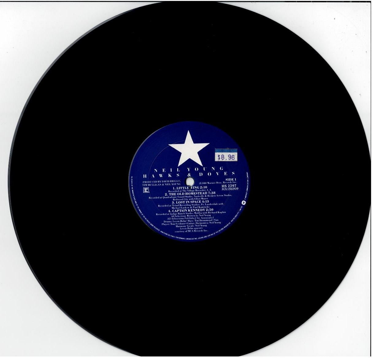 Neil Young – Hawks & Doves (Vinyl, LP, Album)