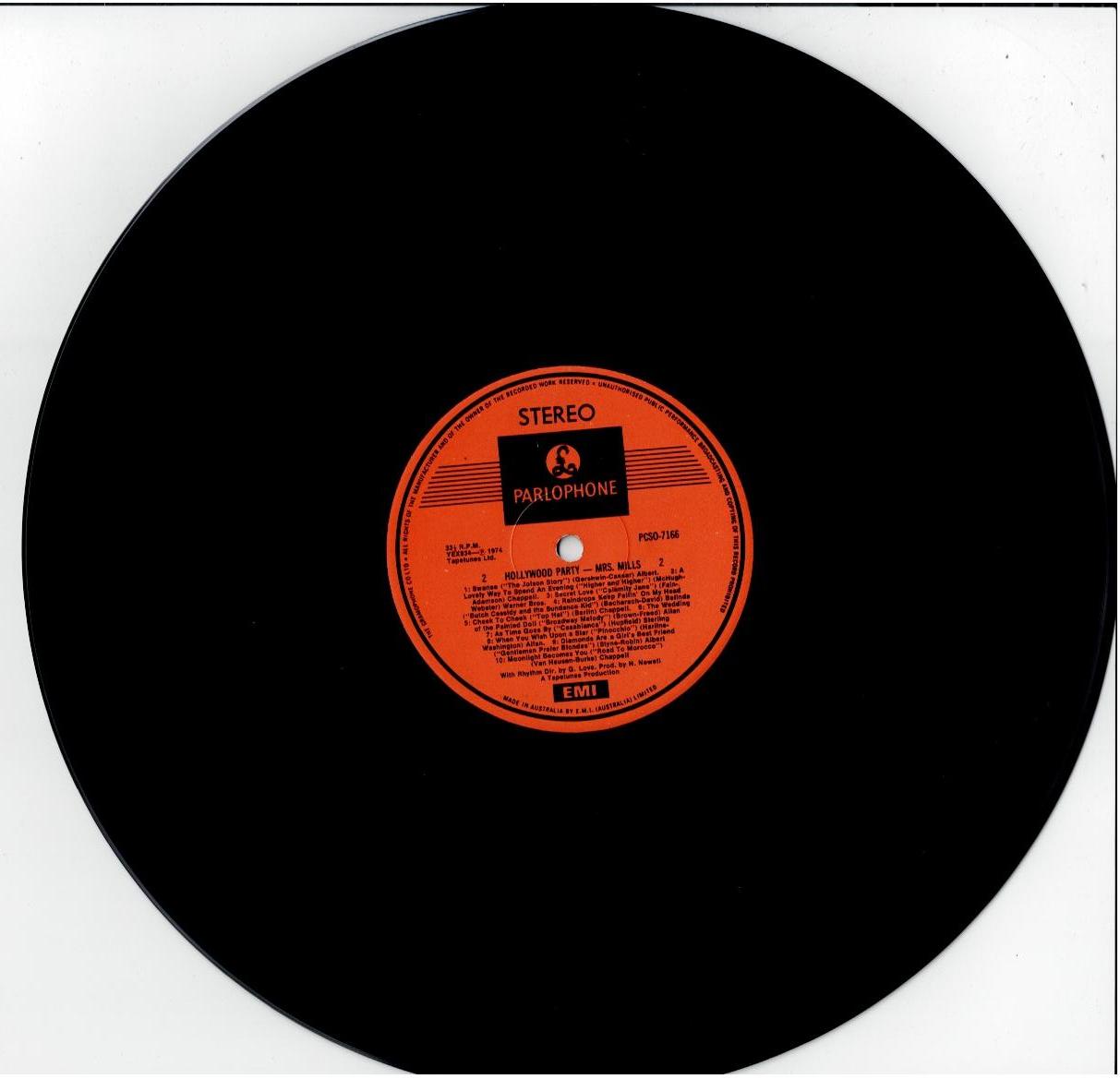 Mrs. Mills – Hollywood Party (Vinyl, LP, Album, Stereo)