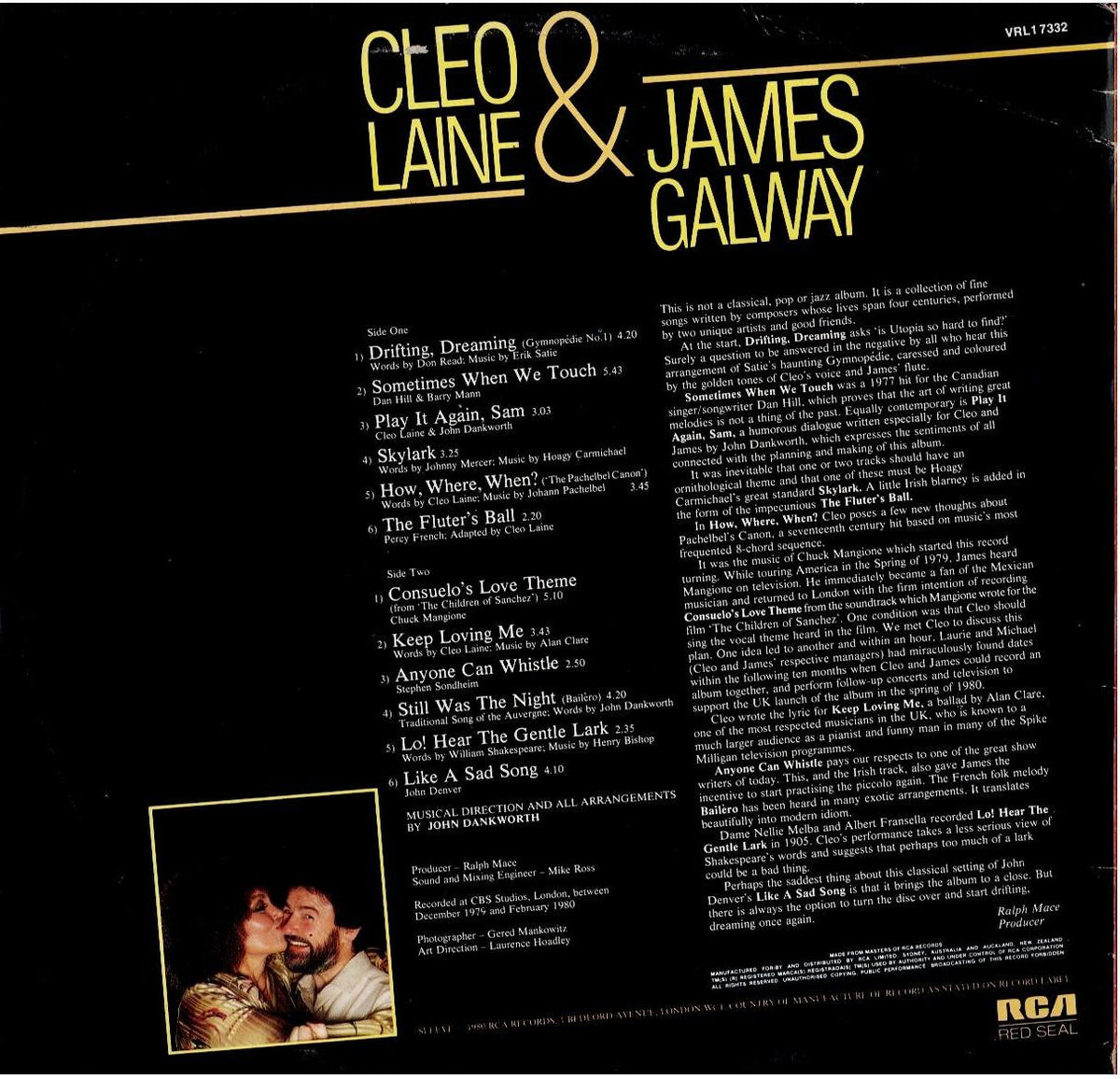 Cleo Laine & James Galway – Sometimes When We Touch (Vinyl, LP, Album)