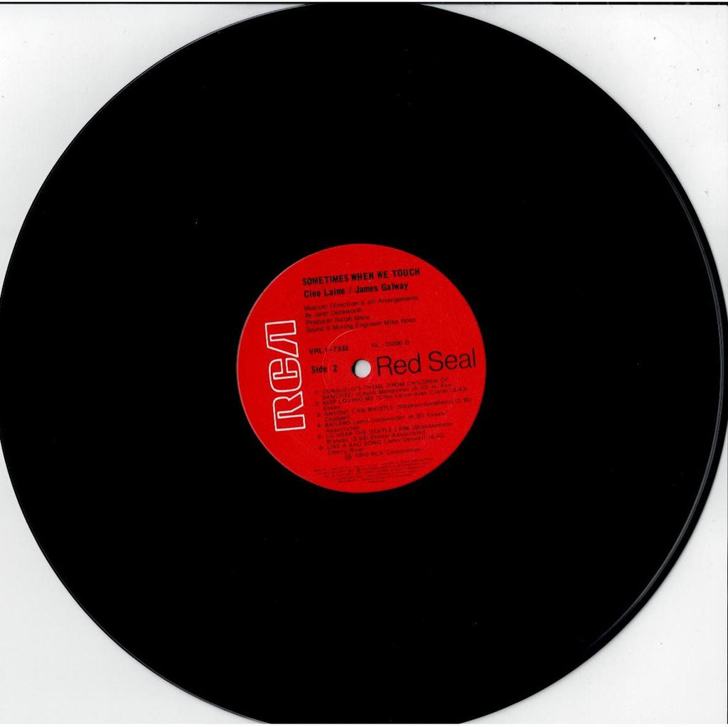 Cleo Laine & James Galway – Sometimes When We Touch (Vinyl, LP, Album)