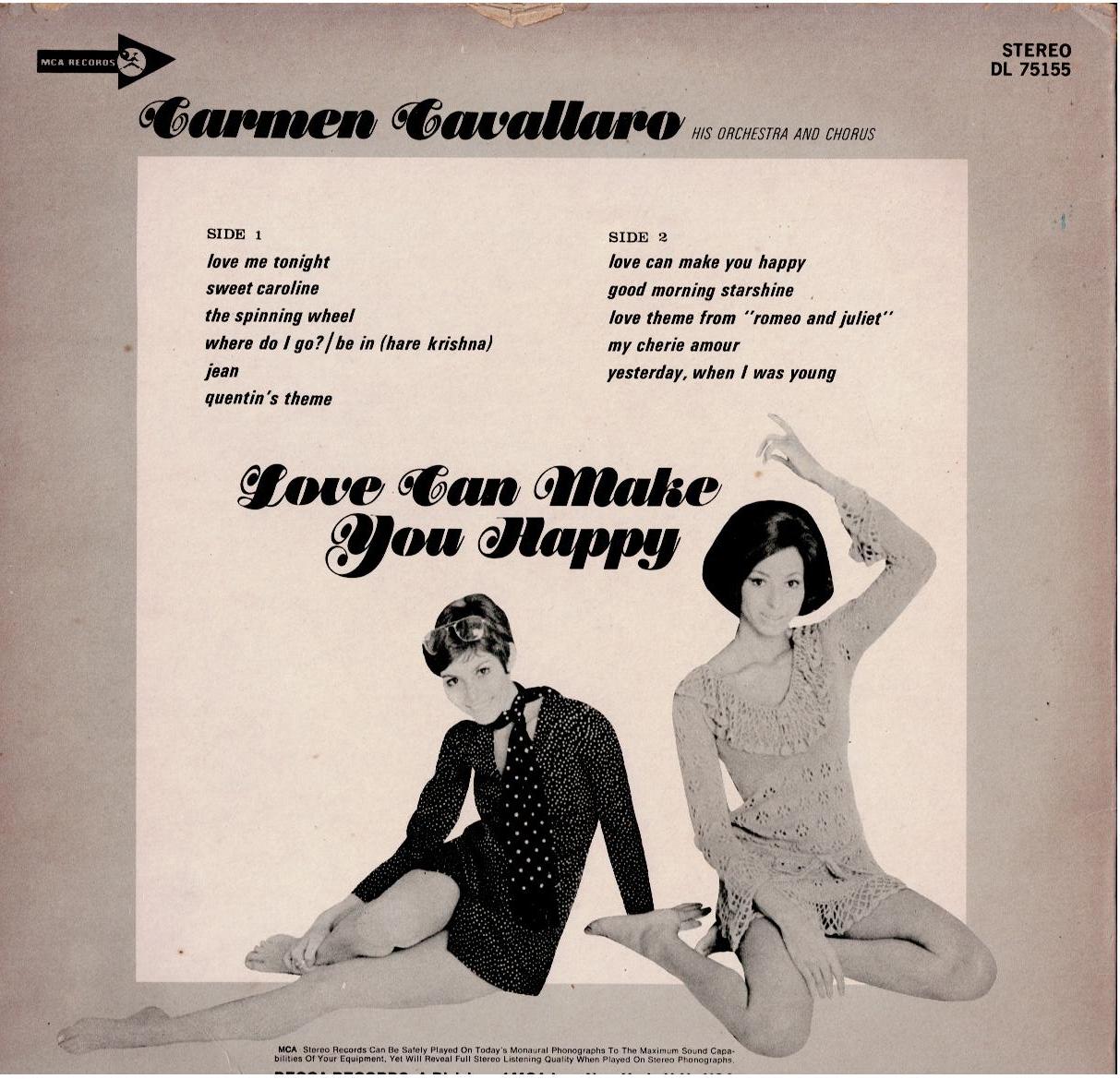 Carmen Cavallaro – Love Can Make You Happy (Vinyl, LP, Stereo)