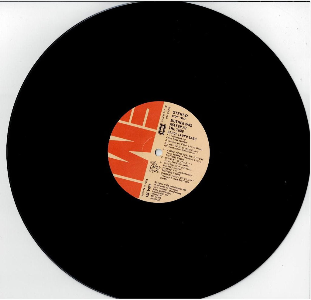 Carol Lloyd Band – Mother Was Asleep At The Time (Vinyl, LP, Album)