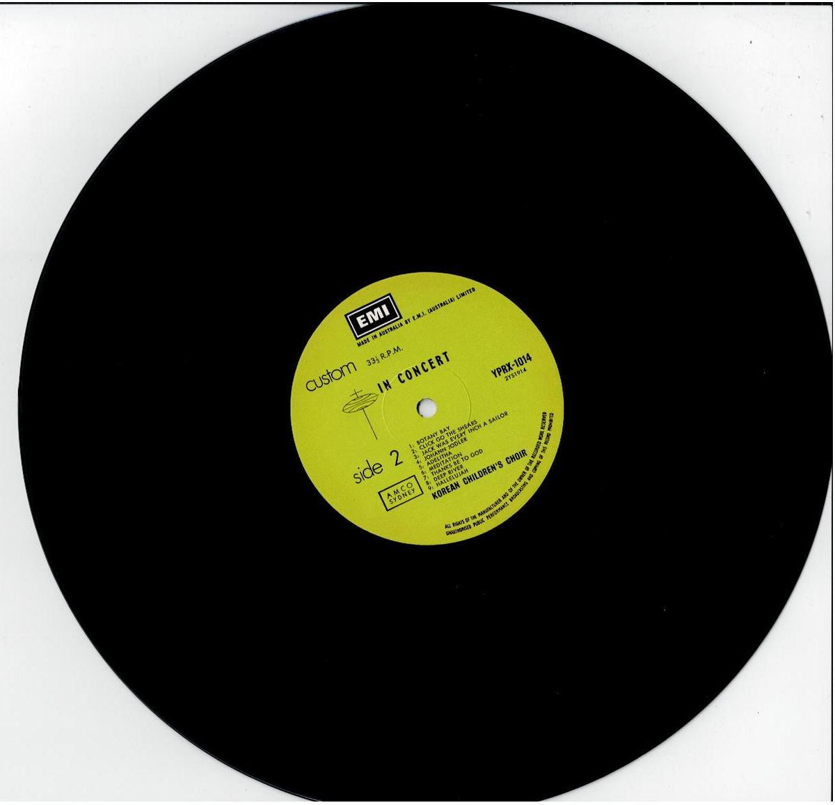 Korean Children's Choir – In Concert (Vinyl, LP, Album, Stereo)