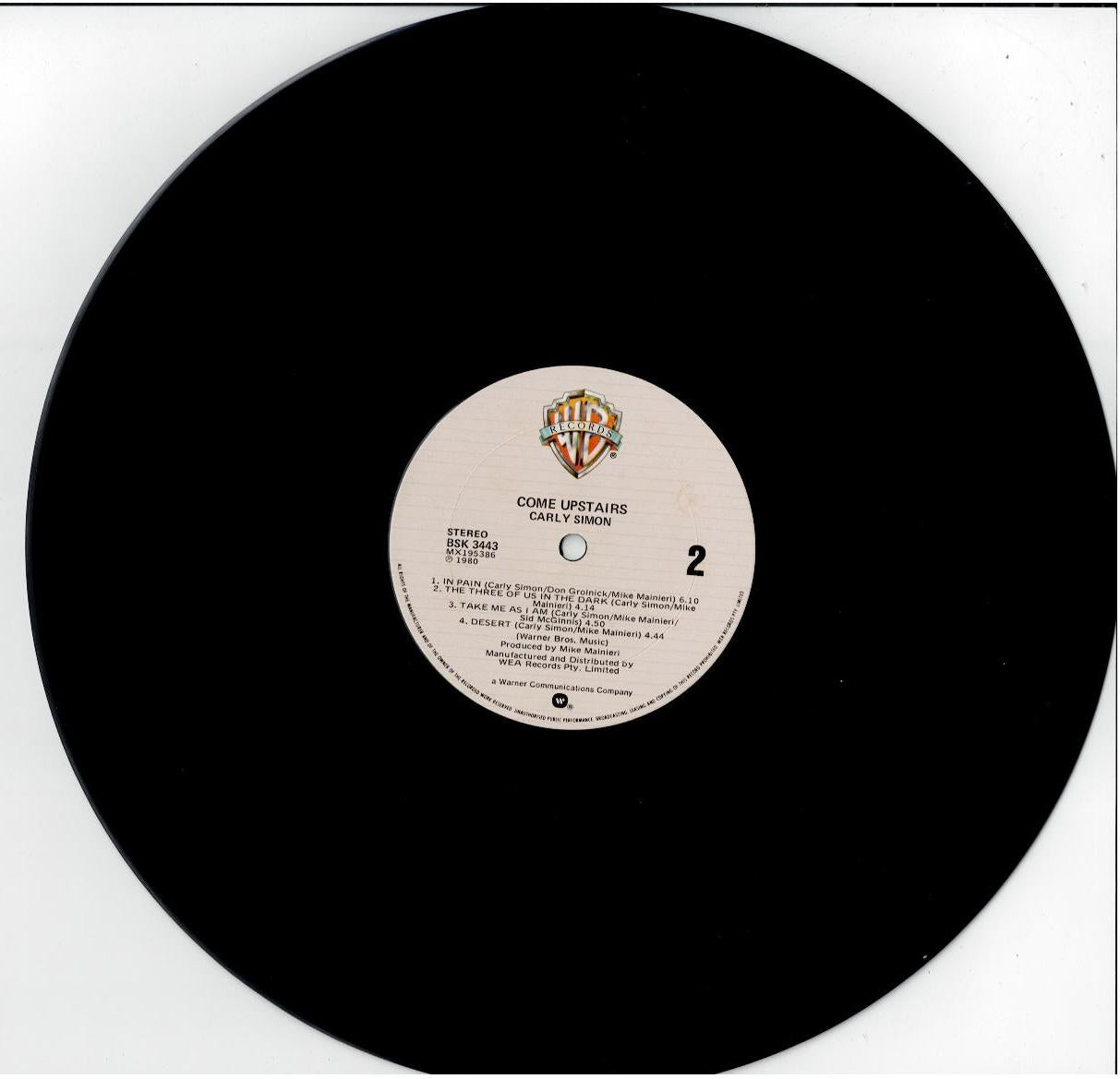Carly Simon – Come Upstairs (Vinyl, LP, Album)