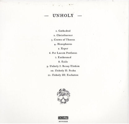 Colossvs – Unholy (Vinyl, LP, Album, Limited Edition)