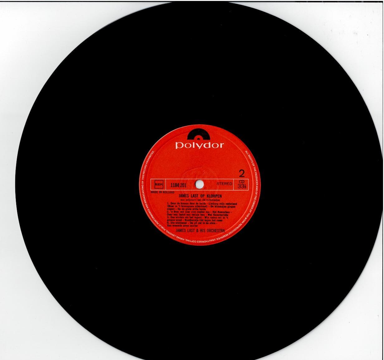 James Last & His Orchestra – James Last Op Klompen (Een Potpourri Van 28 Volksliedjes) (Vinyl, LP, Reissue)