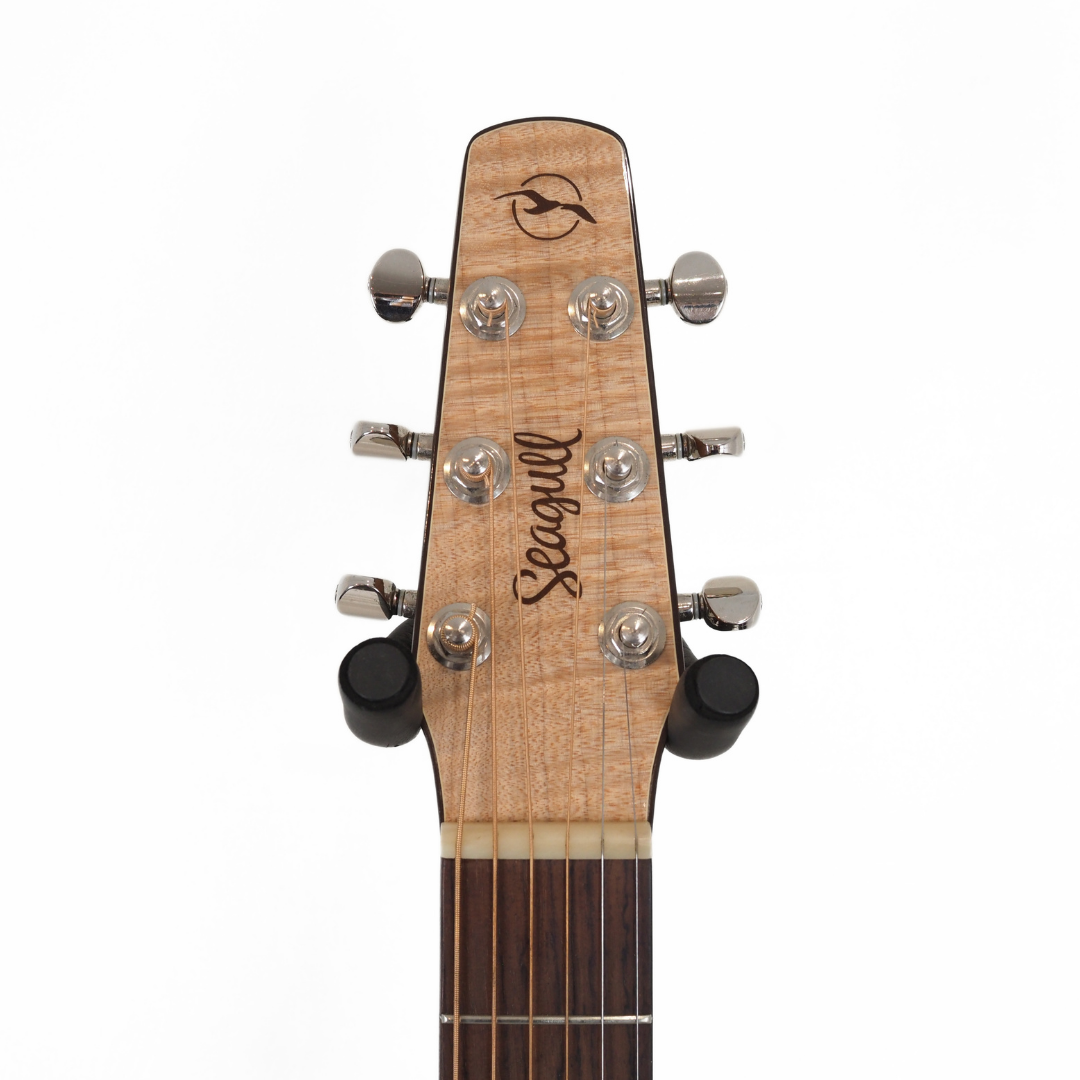 Seagull Performer Cutaway Mini Jumbo Flame Maple QI Acoustic-Electric Guitar