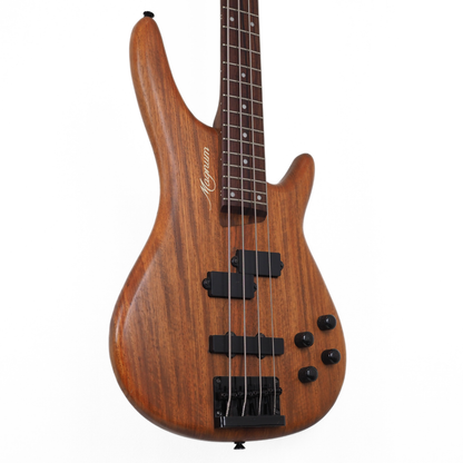 Magnum PJ-Style Electric Bass Guitar in Natural Grain Finish