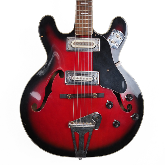 Unbranded Matsumoku Aria Diamond-Style Hollow-Body Electric Guitar