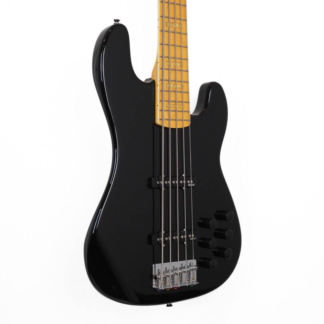 Markbass MB GV 5-String Electric Bass Guitar in Gloxy Black
