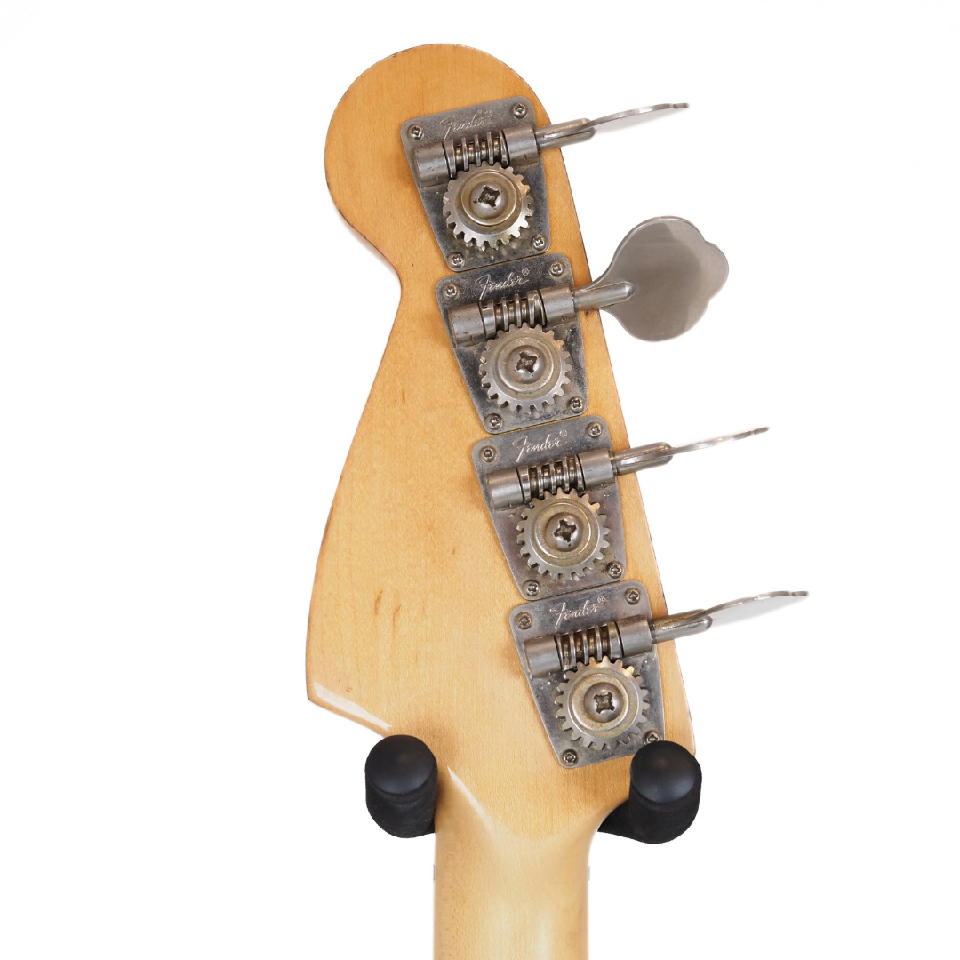 1977 Fender Mustang Short-Scale Bass Guitar in Custom Black Finish