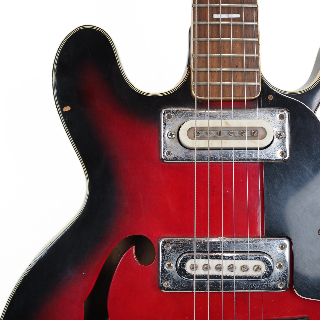 Unbranded Matsumoku Aria Diamond-Style Hollow-Body Electric Guitar