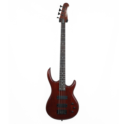 2007 Epiphone Embassy Standard IV Electric Bass Guitar in Walnut-Style Transparent Finish