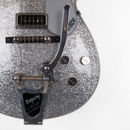 1999 Gretsch G6129 Sparkle Jet MIJ Electric Guitar in Silver Sparkle