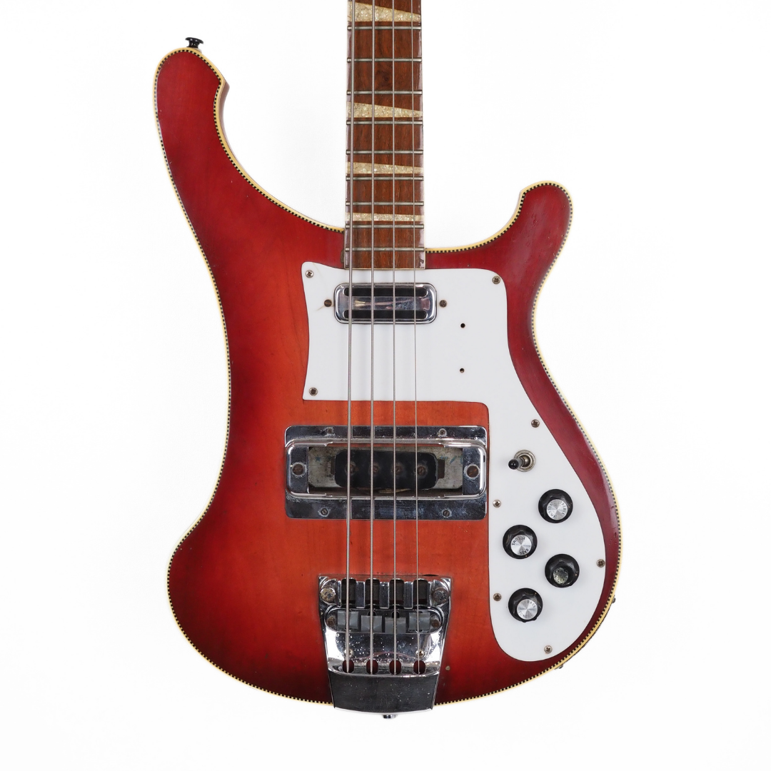 1972 Rickenbacker 4001 Bass Guitar in Fireglo