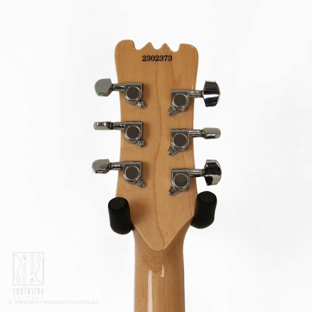 Eastwood Univox Hi-Flier Custom Reissue Electric Guitar in Sunburst Rose (Modified)