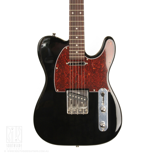Aria ARTEG002TTBK TEG-Series T-Style Electric Guitar in Gloss Black