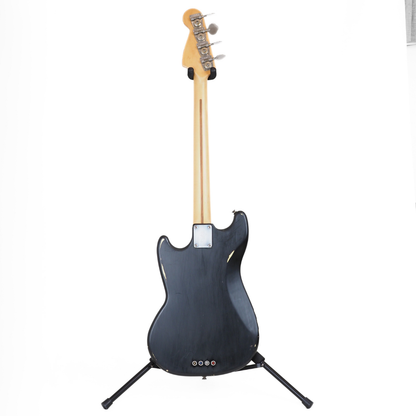 1977 Fender Mustang Short-Scale Bass Guitar in Custom Black Finish