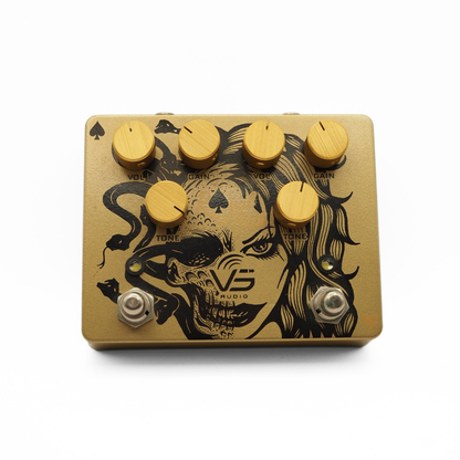 VS Audio Golden Royal Flush Dual Overdrive Effects Pedal