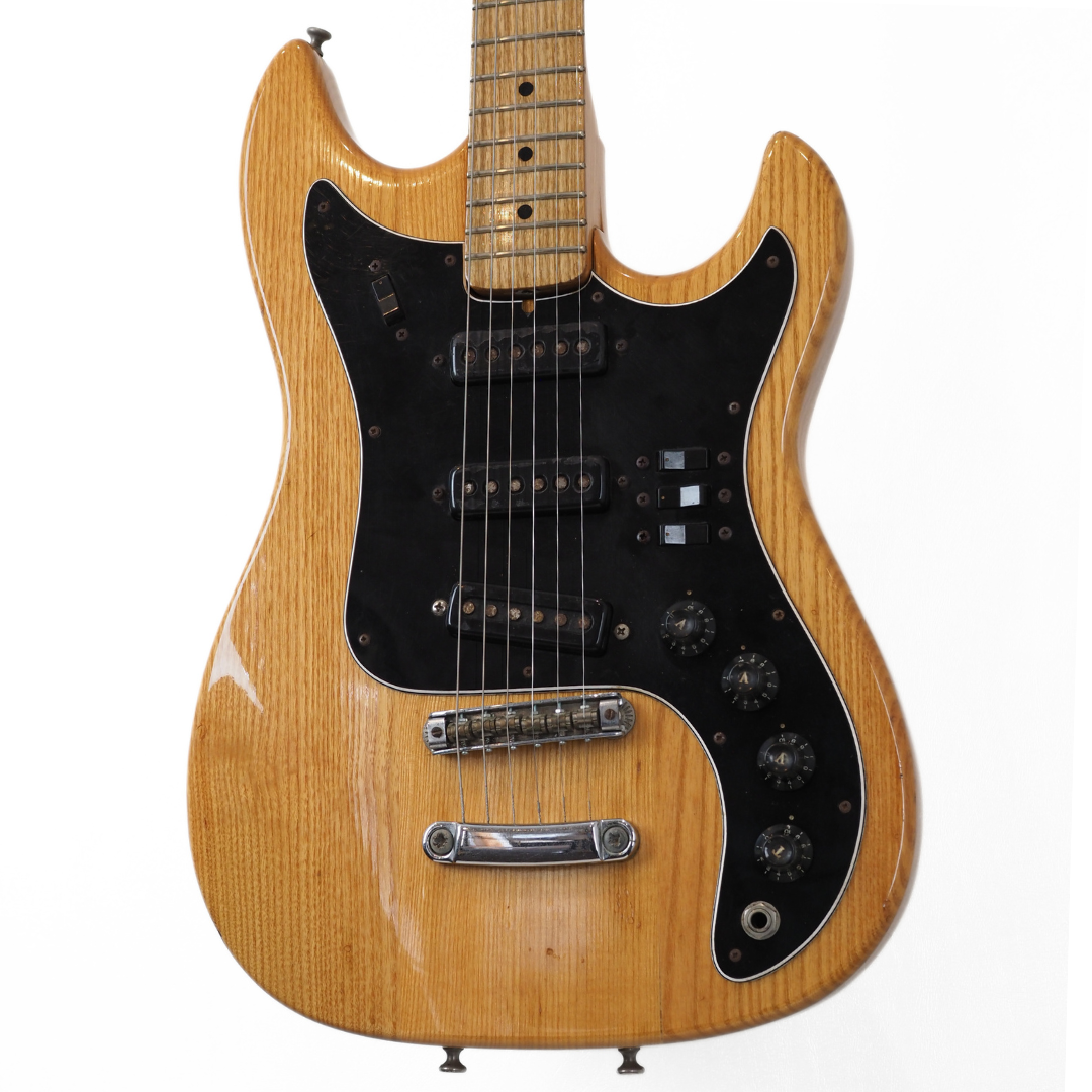 1970s Hagstrom Scandi Electric Guitar in Natural Finish