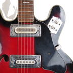 Unbranded Matsumoku Aria Diamond-Style Hollow-Body Electric Guitar