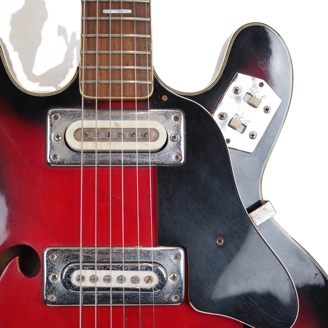 Unbranded Matsumoku Aria Diamond-Style Hollow-Body Electric Guitar