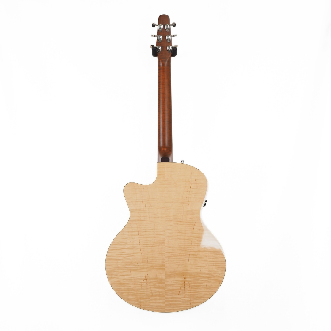 Seagull Performer Cutaway Mini Jumbo Flame Maple QI Acoustic-Electric Guitar