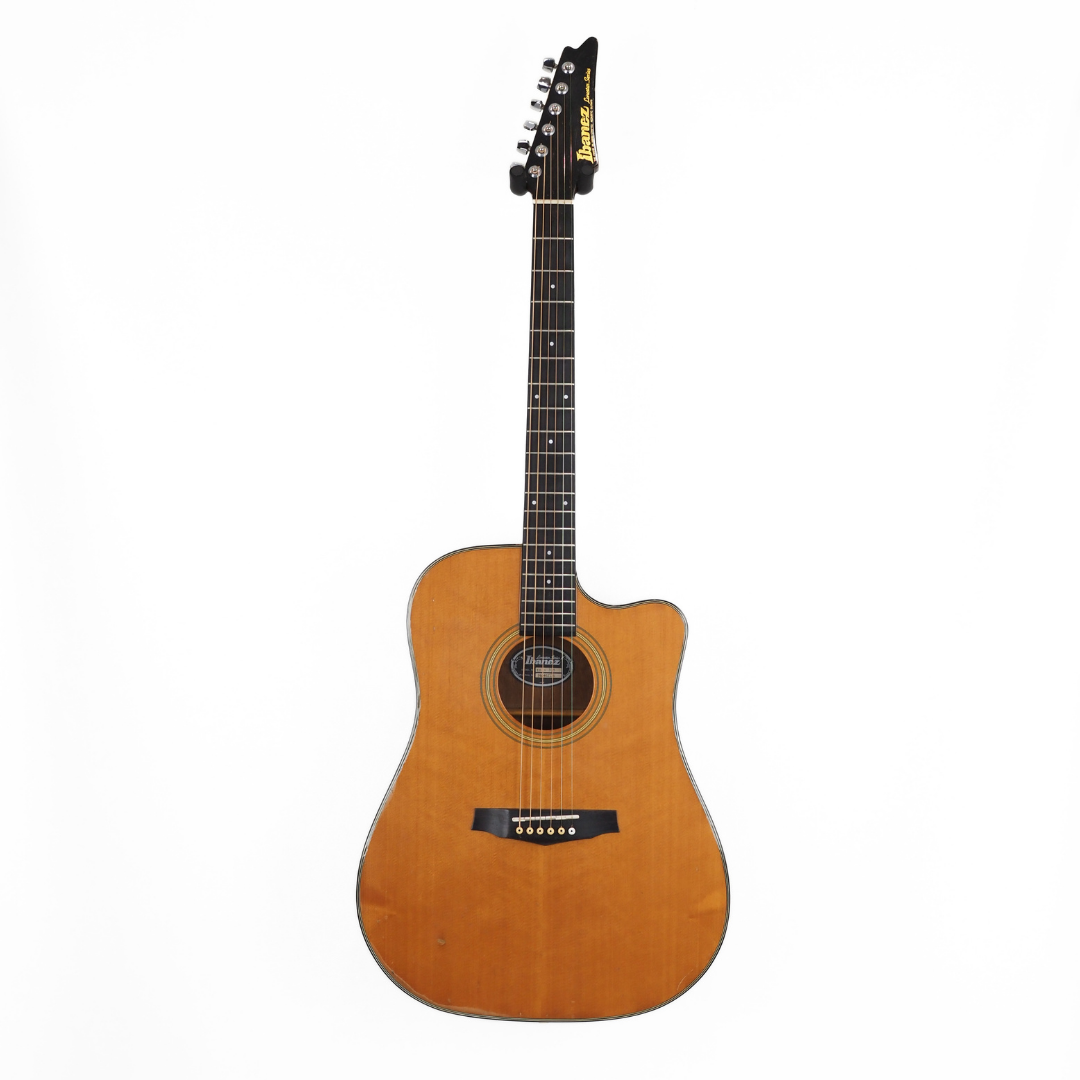 1986 Ibanez LS-335 Lonestar Dreadnought Acoustic Guitar MIJ