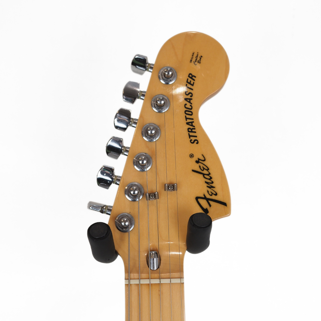 1980s Fender Japan ST72-55 Stratocaster Electric Guitar in Natural Ash Finish
