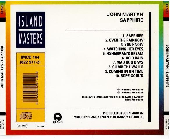 John Martyn – Sapphire (CD, Album, Reissue)