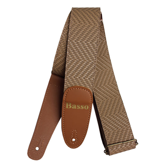 Basso EX28 Tresse Braided Sand Guitar Strap