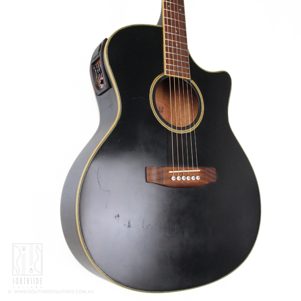 2001 Crafter EG-140CEQ/BK Acoustic/Electric Grand Auditorium Guitar