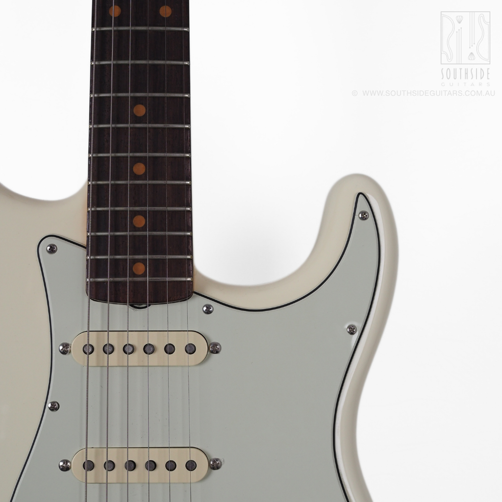 2024 Fender American Vintage II 1961 Stratocaster Electric Guitar in Olympic White
