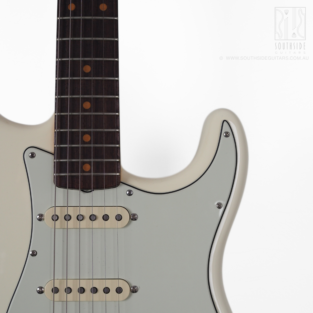 2024 Fender American Vintage II 1961 Stratocaster Electric Guitar in Olympic White