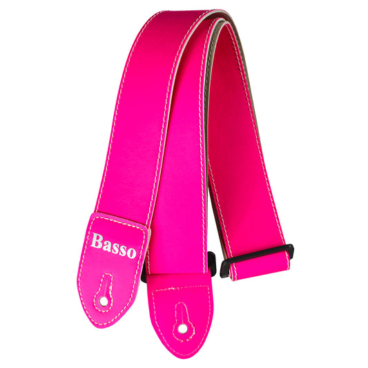 Basso SF182 Neon Pink Guitar Strap