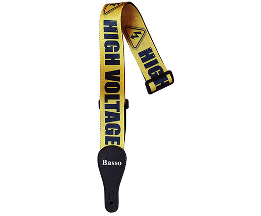 Basso DE356 Polyester Pop Art High Voltage Guitar Strap
