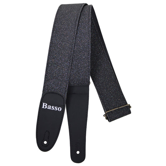 Basso EX40 Diamond Stage Series Porous Black Guitar Strap