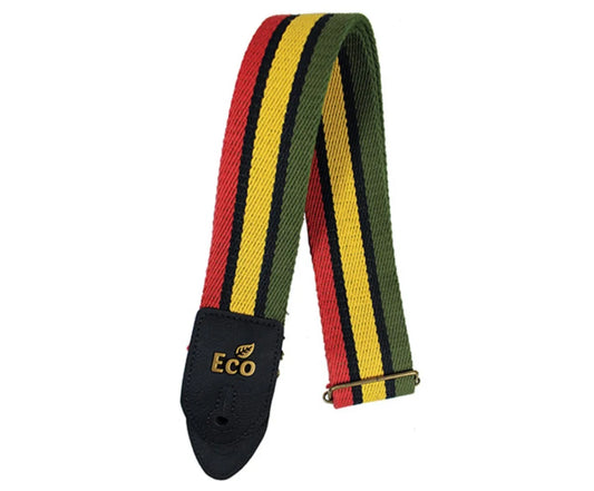 Ecostrap by Basso FUN-02 EcoFun Rasta Guitar Strap