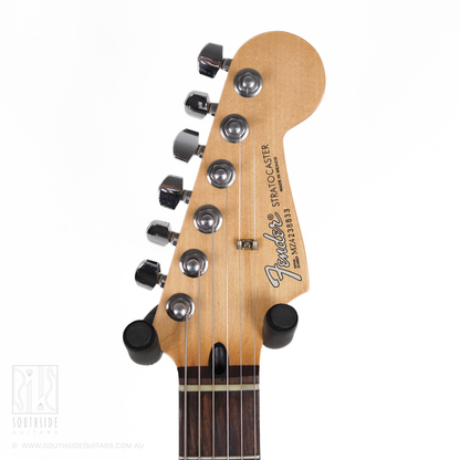 Fender Standard Strat HSS Mexican Electric Guitar in Midnight Wine (with Kinman Pickups)