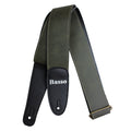 Basso EX 33 Guitar Strap-Attack Recyclable Synth Army Green Guitar Strap