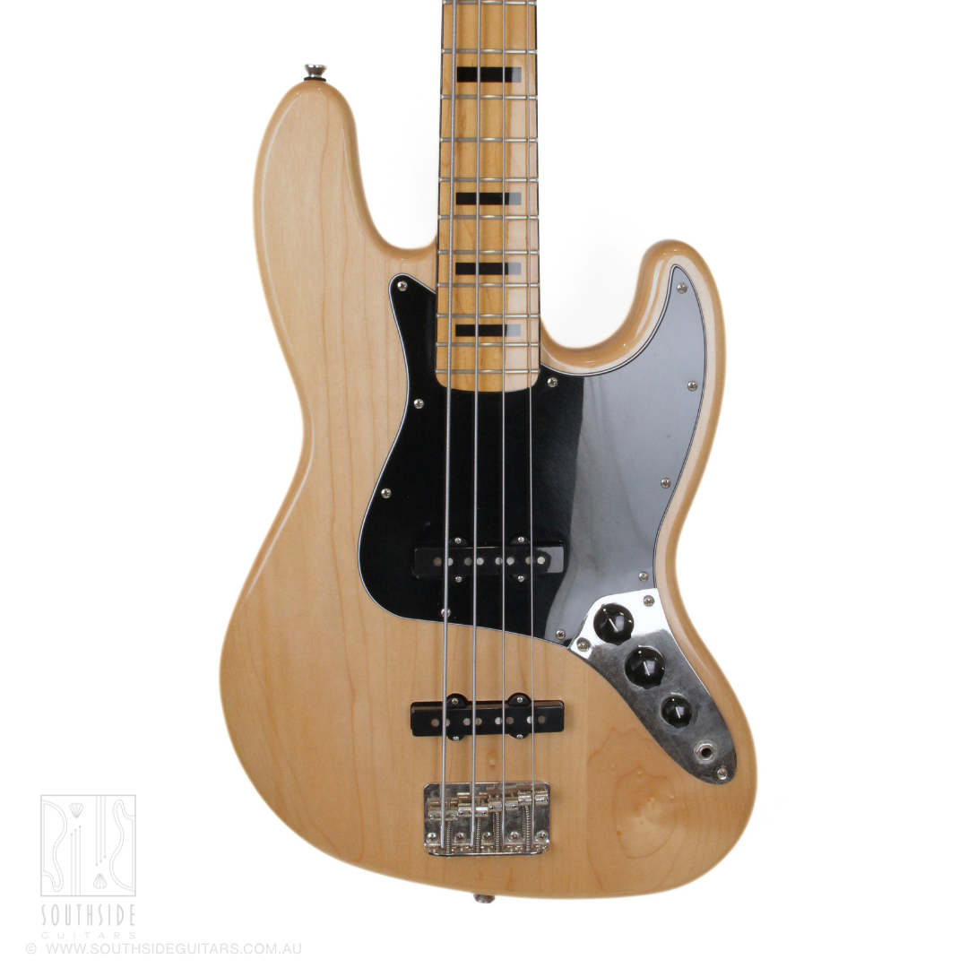 2025 Squier Classic Vibe '70s Jazz Bass in Natural Finish