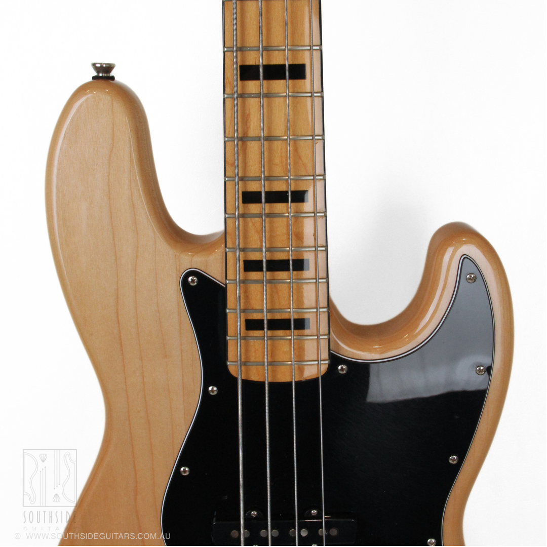 2025 Squier Classic Vibe '70s Jazz Bass in Natural Finish