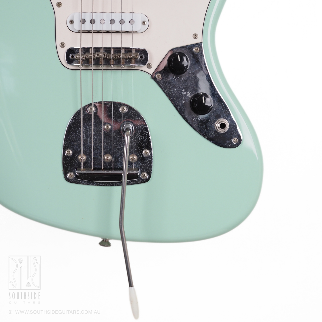 2020 Squier Vintage Modified Jaguar Electric Guitar in Surf Green (With Upgraded Pickups)