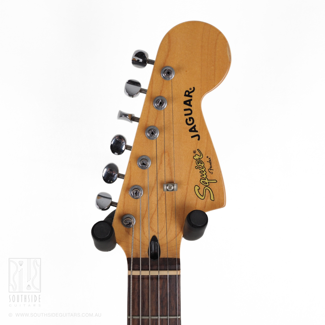 2020 Squier Vintage Modified Jaguar Electric Guitar in Surf Green (With Upgraded Pickups)