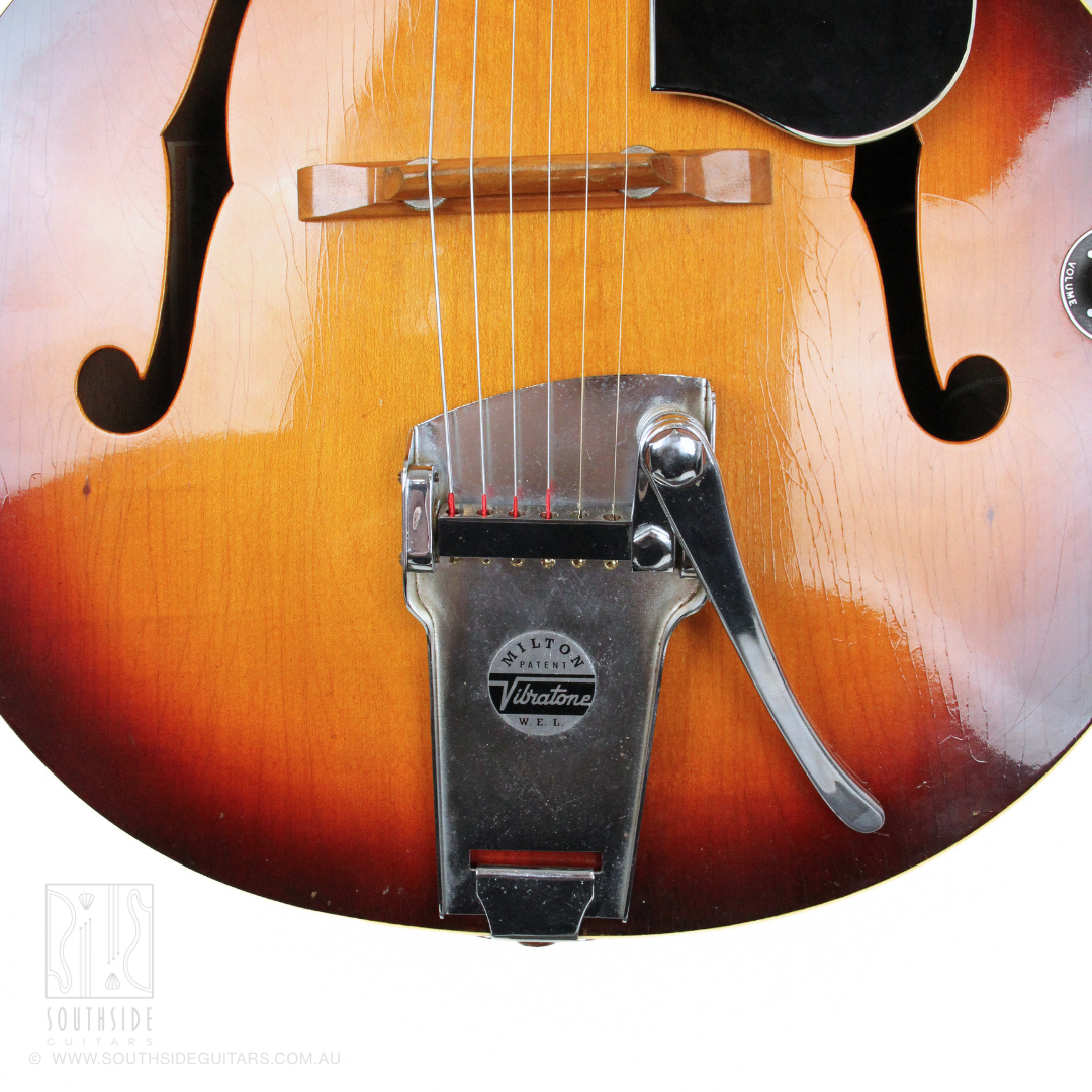 1958 Maton EG240 Supreme Thinline Hollowbody Archtop Electric Guitar