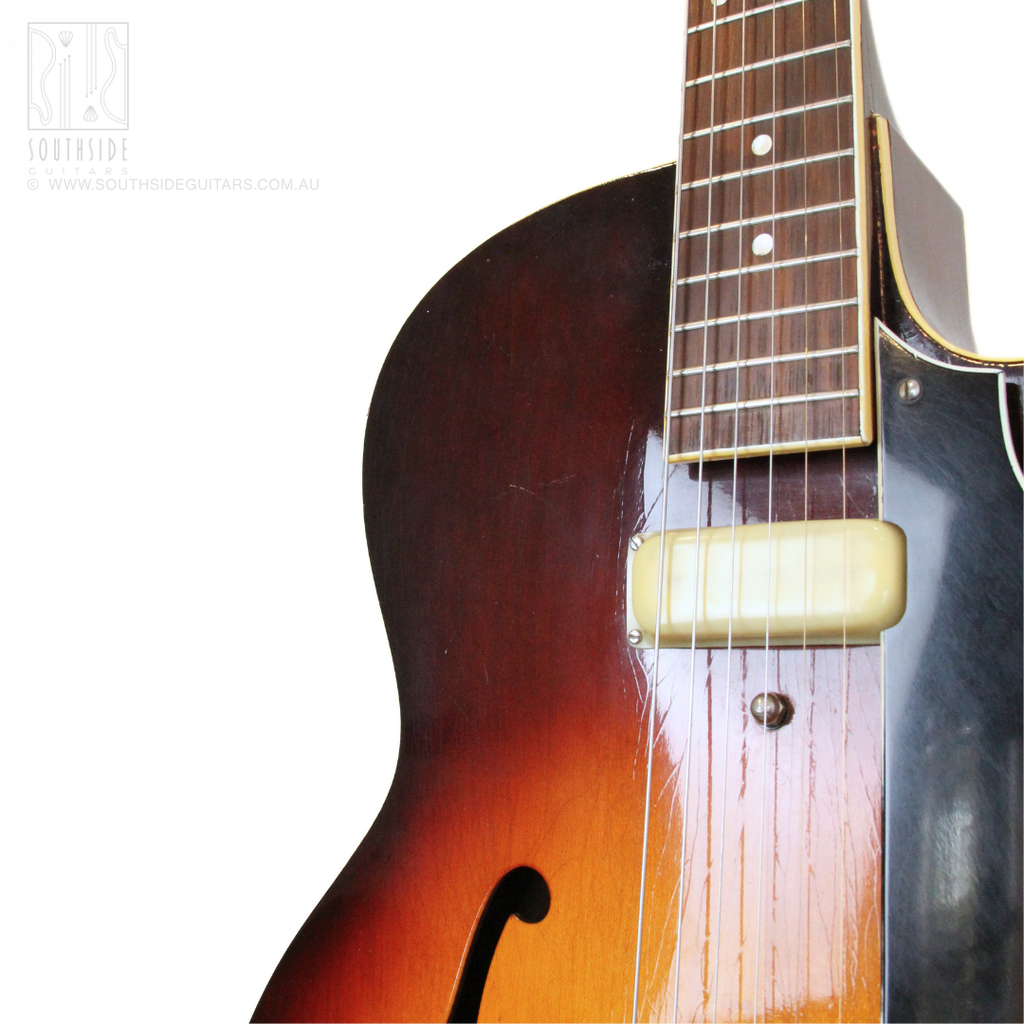 1958 Maton EG240 Supreme Thinline Hollowbody Archtop Electric Guitar