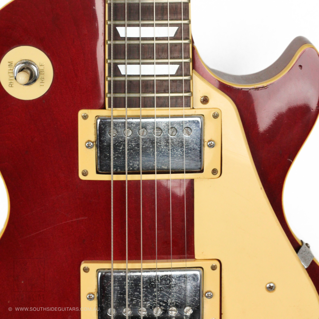 1970s Emperador Les Paul-Style Electric Guitar in Wine Red